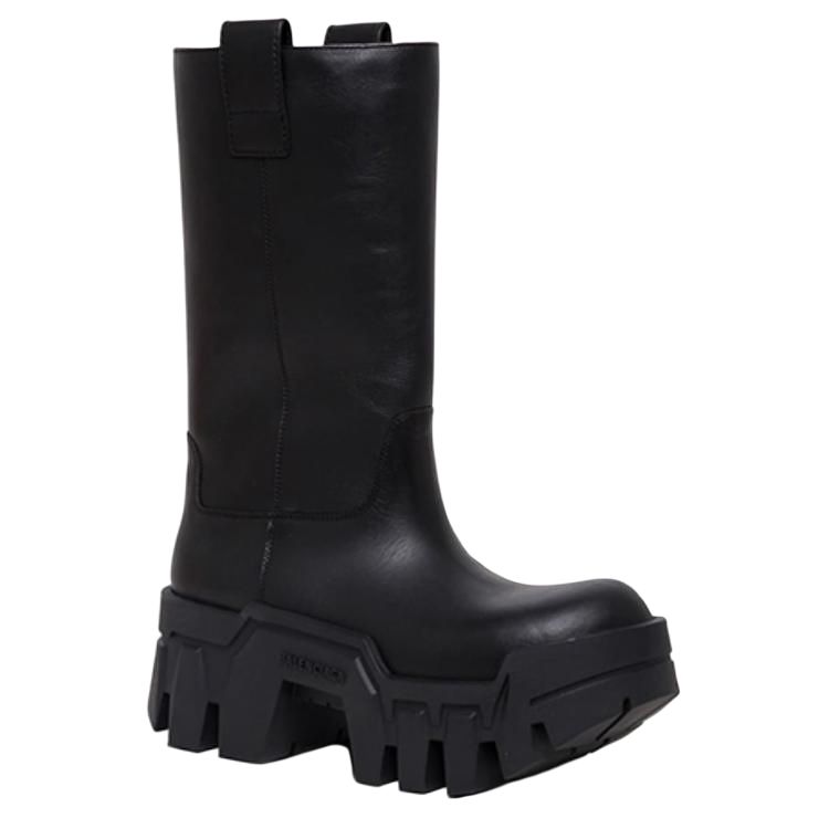 Сапоги женские Balenciaga Bulldozer Boots черные, 37 EU