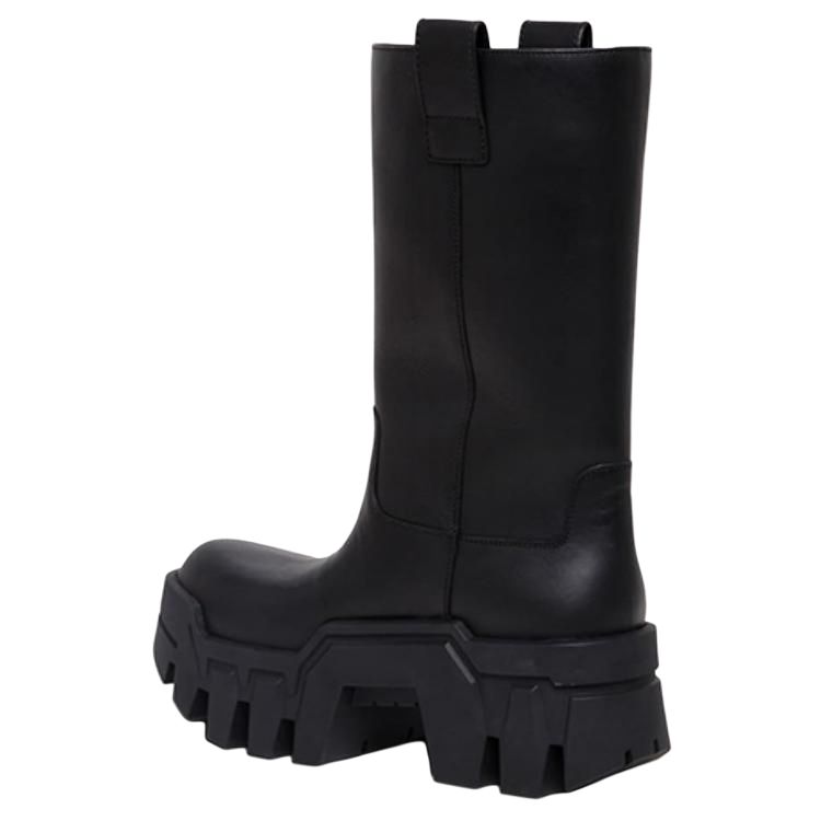 Сапоги женские Balenciaga Bulldozer Boots черные, 37 EU