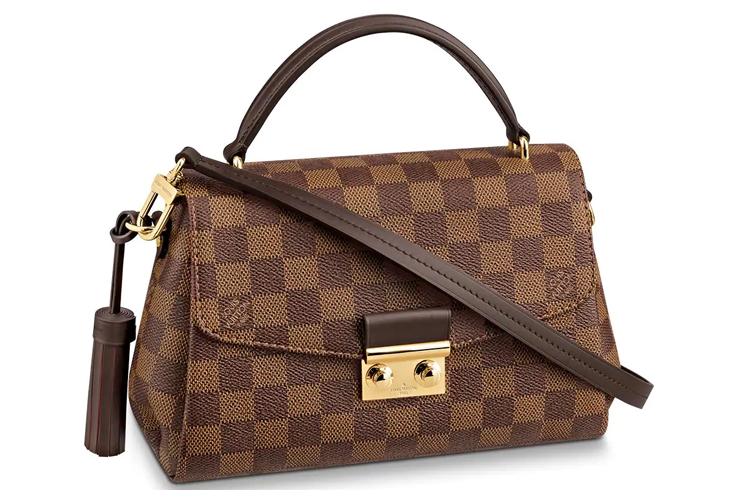 Сумка женская LOUIS VUITTON Croisette Damier Ebene коричневая