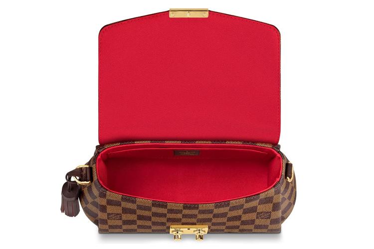 Сумка женская LOUIS VUITTON Croisette Damier Ebene коричневая