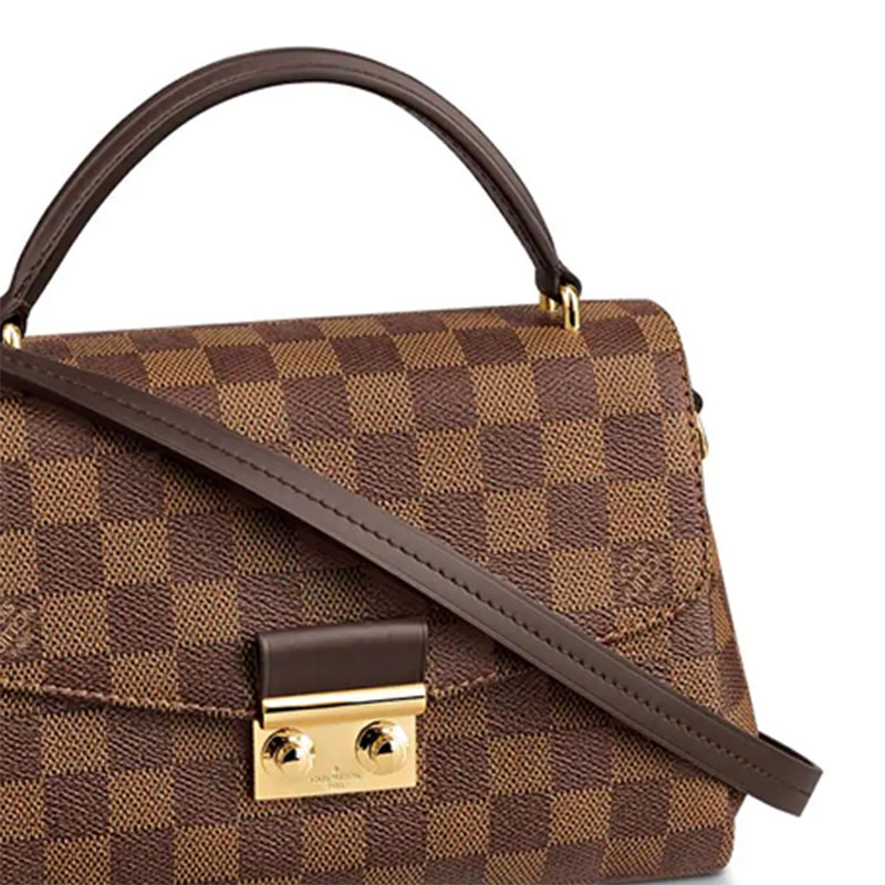 Сумка женская LOUIS VUITTON Croisette Damier Ebene коричневая