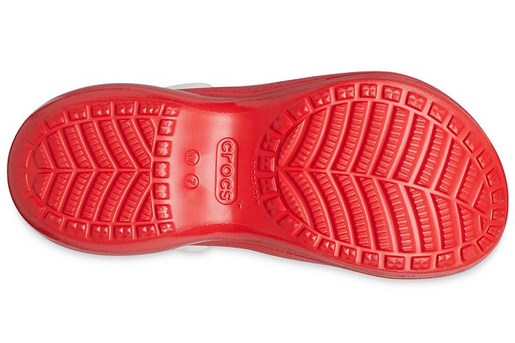 Шлепанцы женские Crocs Coca Cola X Classic Bae Clog 90s белые-красные, 34-35 EU