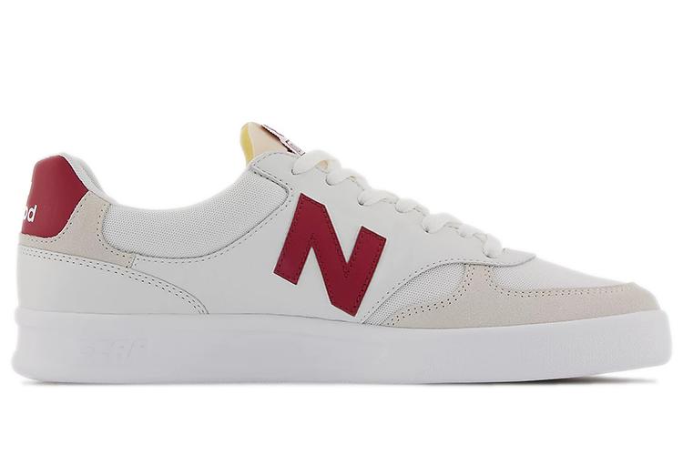 Кроссовки унисекс New Balance CT300 белые, красные, 37.5 EU