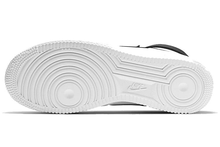 Кроссовки мужские Nike Air Force 1 07 High белые, черные, 45.5 EU