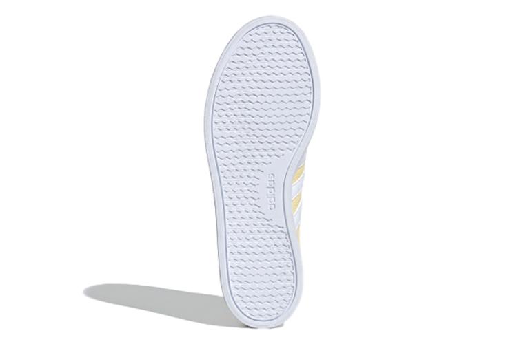 Кеды женские Adidas Neo желто-белые, 39 1/3 EU