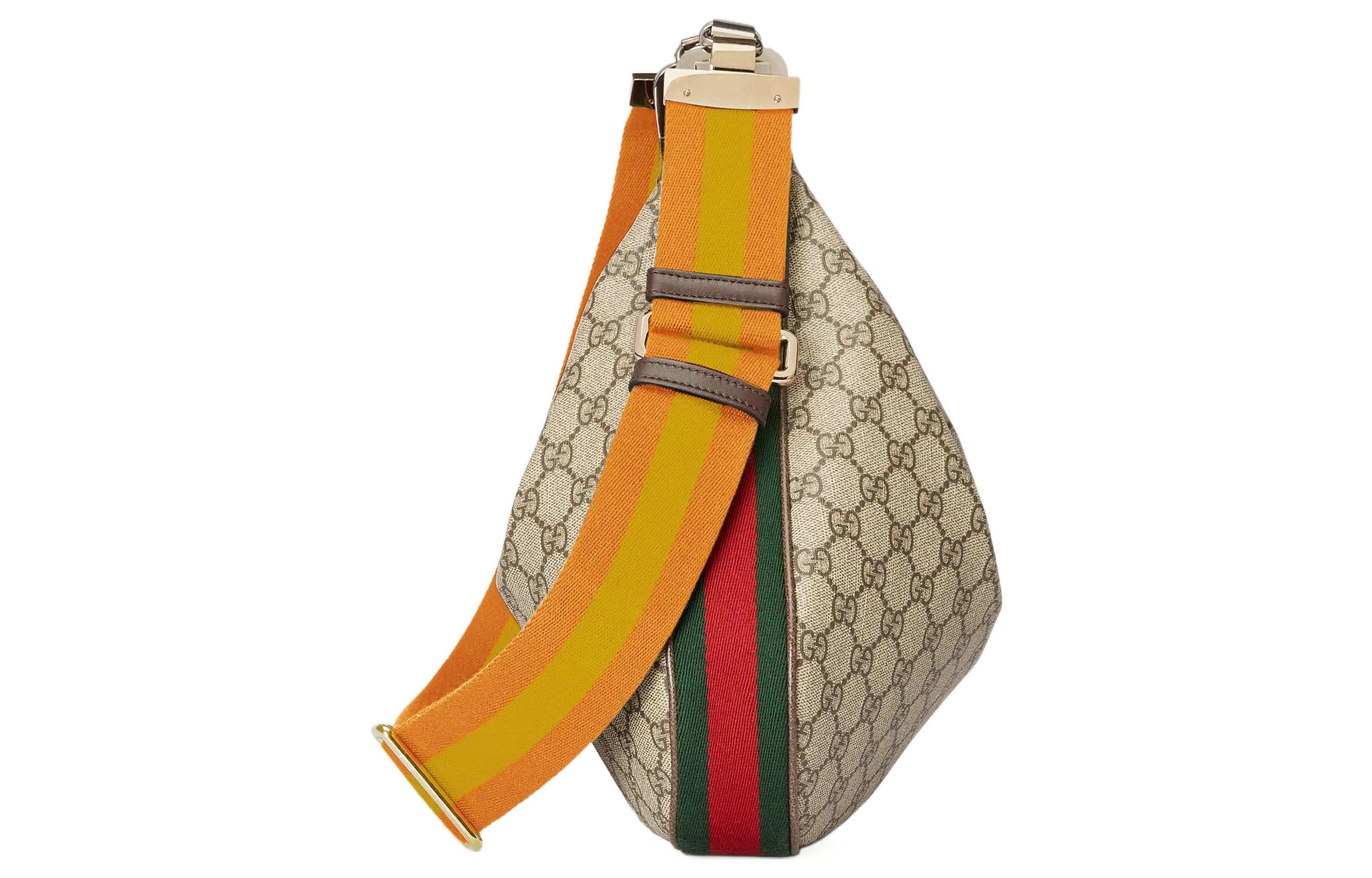 Сумка женская GUCCI Attache Dumpling Bag, beige-brown