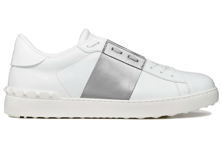 Кроссовки мужские Valentino Open Low белые пастельно-серые, 40 EU