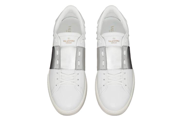 Кроссовки мужские Valentino Open Low белые пастельно-серые, 40 EU