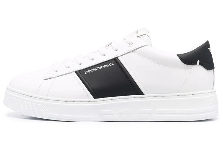 Кроссовки мужские EMPORIO ARMANI X4X570XN010Q908 белые, черные, 43.5 EU