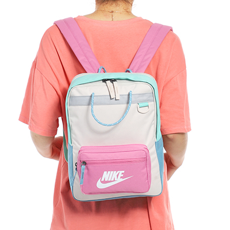 Рюкзак женский Nike Tanjun розово-белый