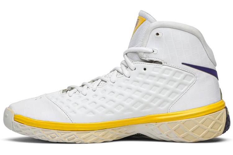 Кроссовки мужские Nike Kobe 3 Sl Mvp белые-желтые, 45 EU