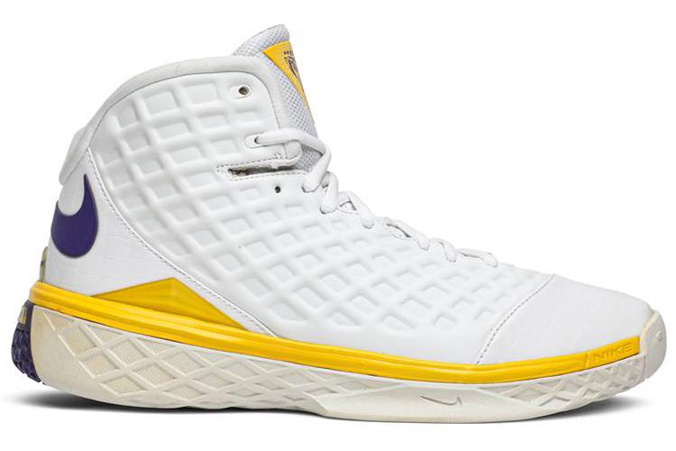 Кроссовки мужские Nike Kobe 3 Sl Mvp белые-желтые, 45 EU