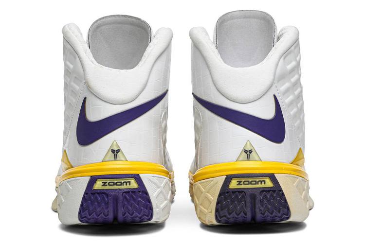 Кроссовки мужские Nike Kobe 3 Sl Mvp белые-желтые, 45 EU