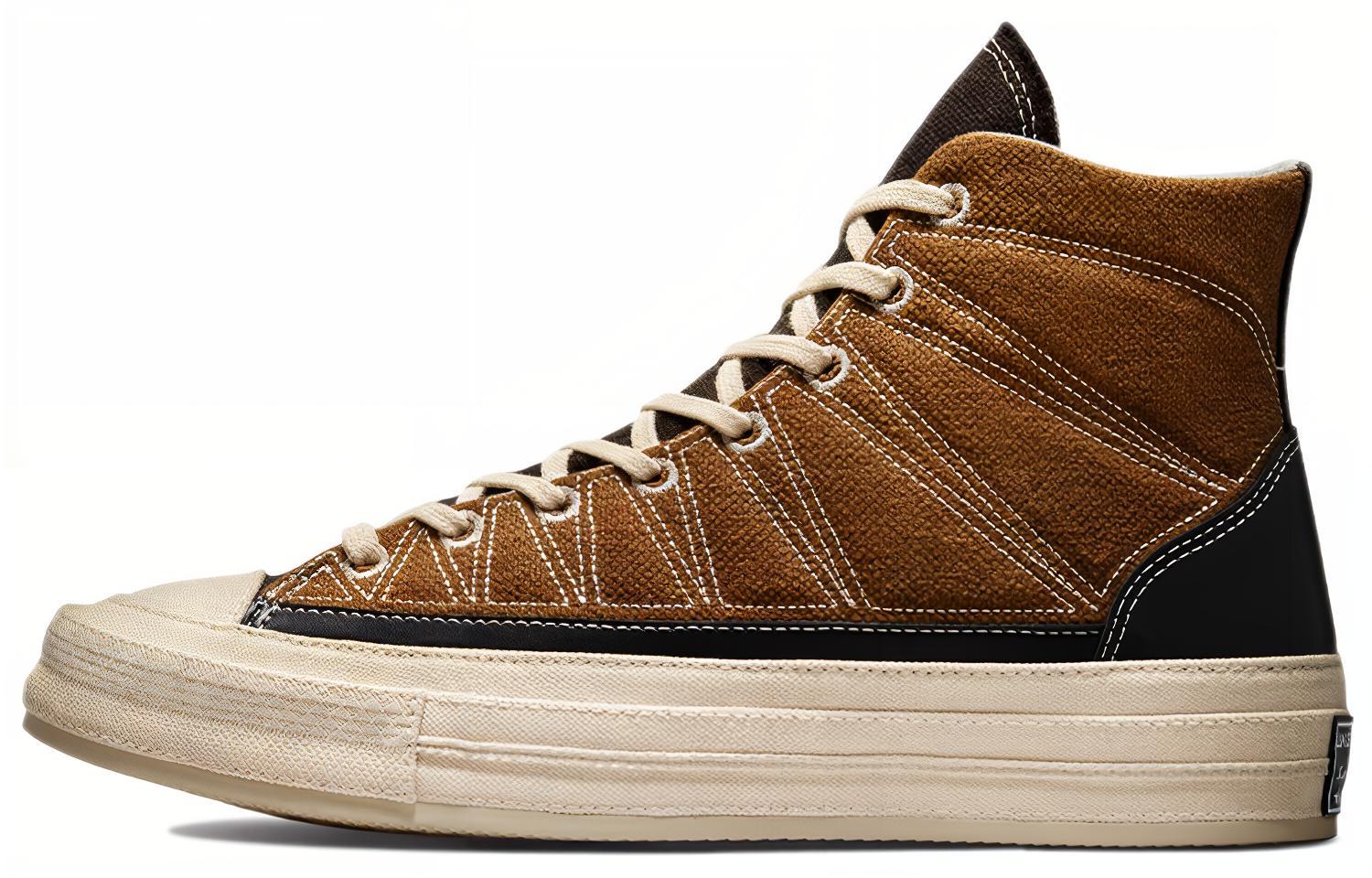 Кеды унисекс Converse Chuck 70 High Cozy, brindle brown