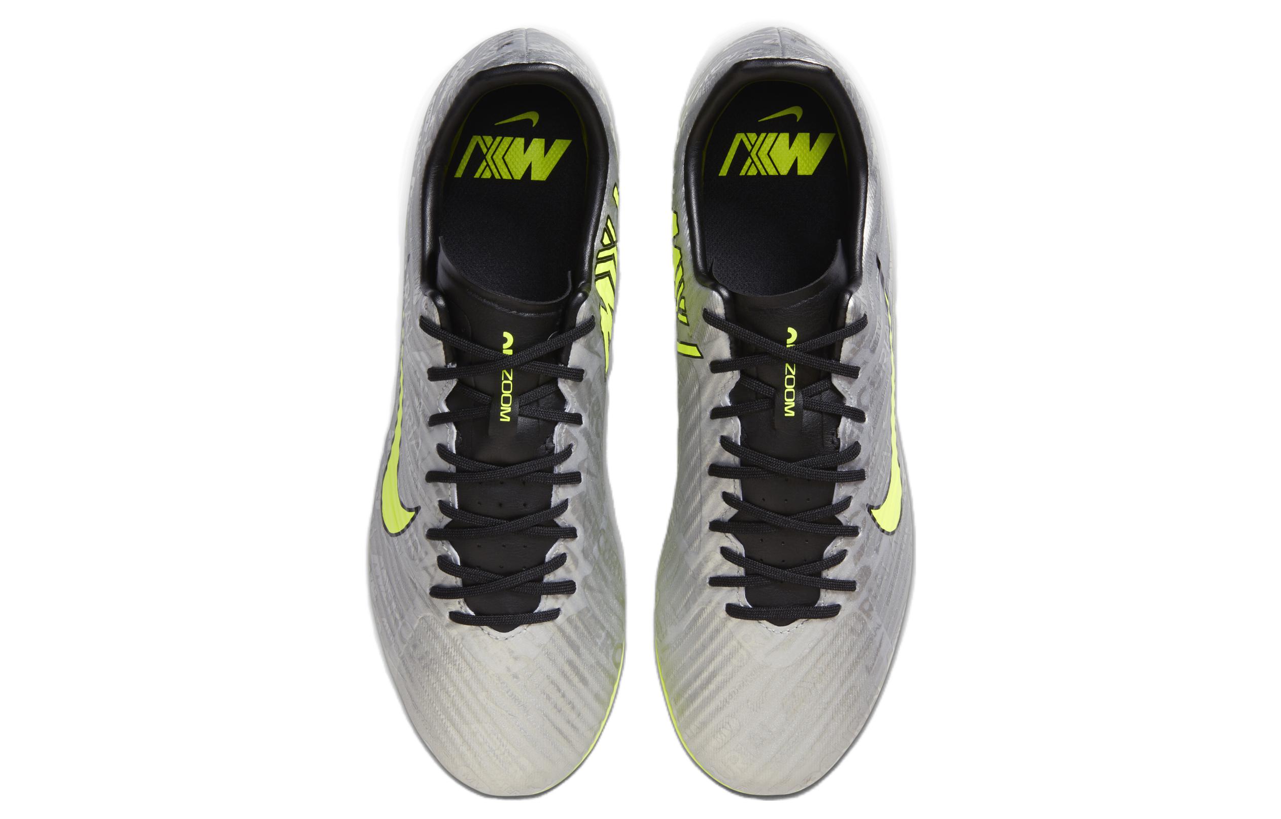 Футбольные бутсы Nike Air Zoom Vapor 15 Academy желтые, 44.5 EU