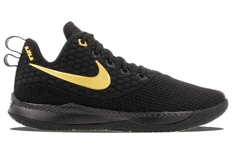 Кроссовки мужские Nike LeBron Witness III черные, золотые, 44 EU