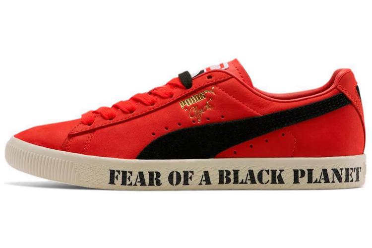 Спортивные кеды унисекс PUMA Public Enemy X Clyde черные, 40 EU