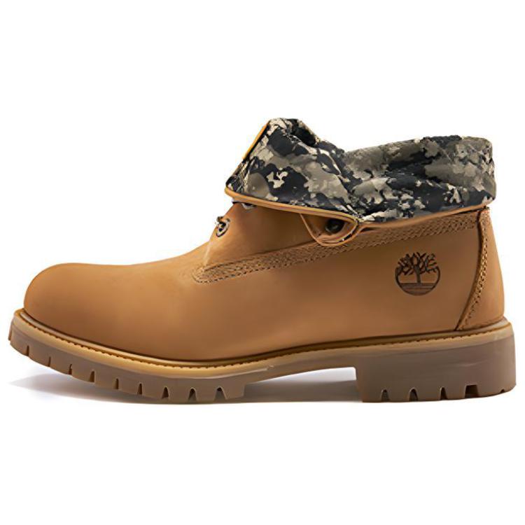 Ботинки мужские Timberland Roll Top Fabric Collar Reversible, песочные, 41 EU