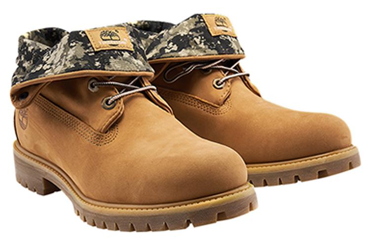 Ботинки мужские Timberland Roll Top Fabric Collar Reversible, песочные, 41 EU