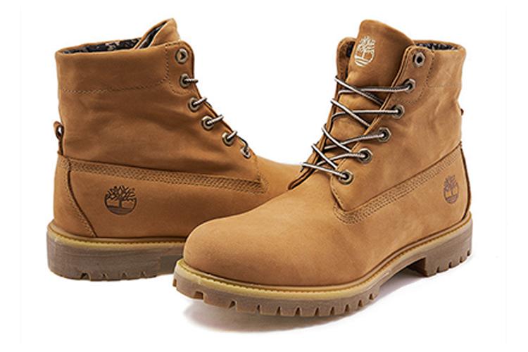 Ботинки мужские Timberland Roll Top Fabric Collar Reversible, песочные, 41 EU