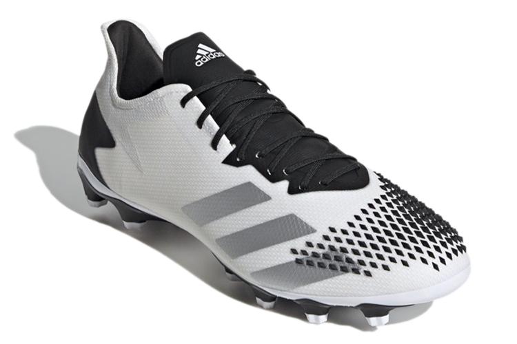 Футбольные бутсы мужские Adidas Predator 20.2 Mg Белый/Черный, 46 2/3 EU