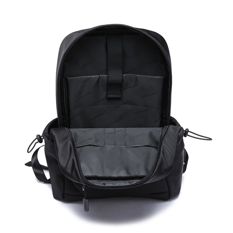 Текстильный рюкзак мужской SEPTWOLVES CD021669-1 черный