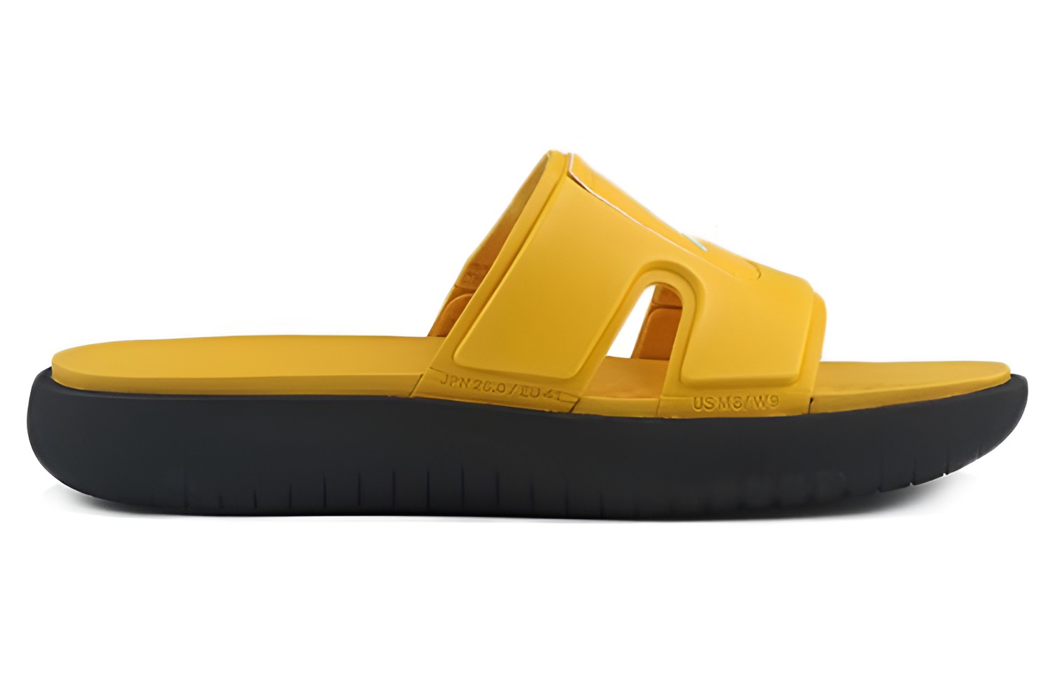 Шлепанцы мужские Air Jordan Hydro 8 Slide темно-желтые, 40 EU