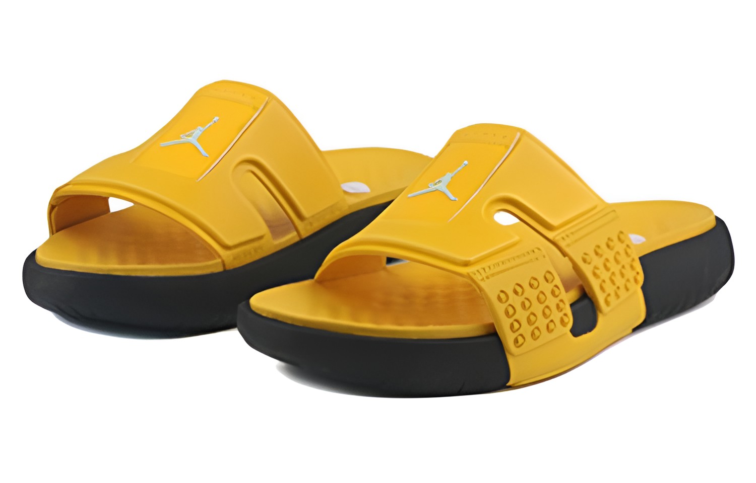 Шлепанцы мужские Air Jordan Hydro 8 Slide темно-желтые, 40 EU