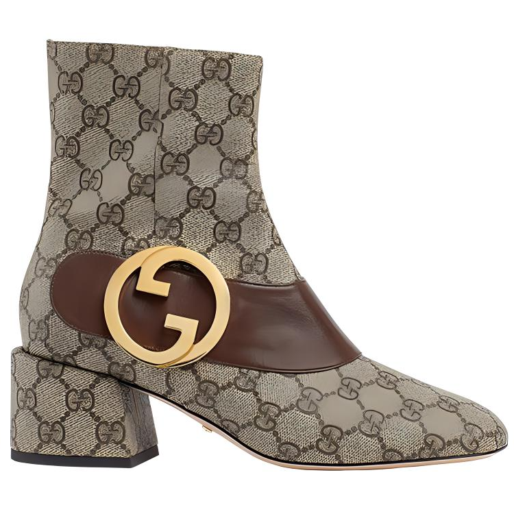 Ботильоны женские GUCCI Blondie бежевые, 35 EU