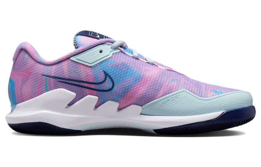 Кроссовки женские Nike Court Air Zoom Vapor Pro розово-голубые, 42 EU