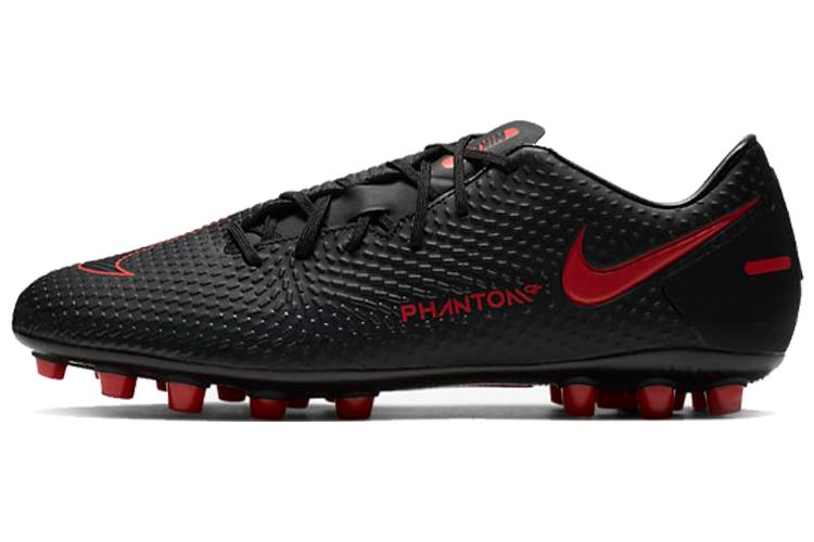 Футбольные бутсы Nike Phantom GT Academy AG черно-красные, 45 EU