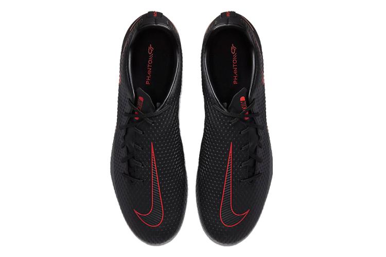 Футбольные бутсы Nike Phantom GT Academy AG черно-красные, 45 EU