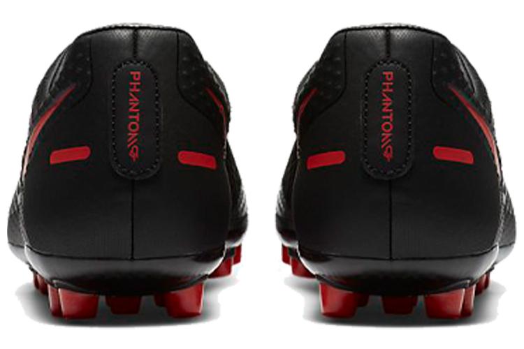 Футбольные бутсы Nike Phantom GT Academy AG черно-красные, 45 EU
