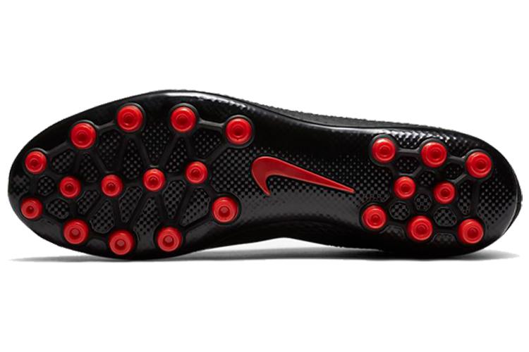 Футбольные бутсы Nike Phantom GT Academy AG черно-красные, 45 EU