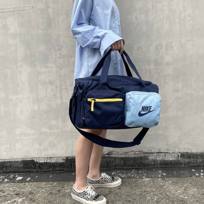 Дорожная сумка унисекс Nike BA6169-410, темно-синий/голубой