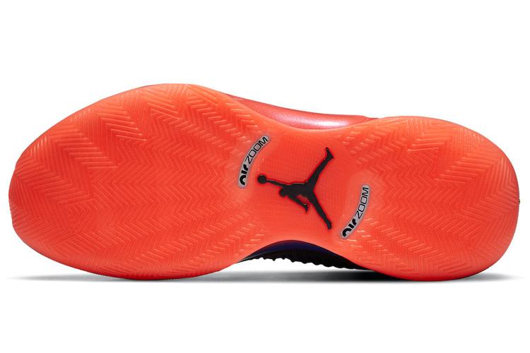 Кроссовки мужские Air Jordan 35 Center Of Gravity серые-голубые, 45.5 EU