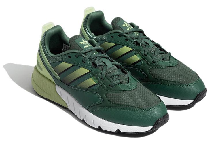 Кроссовки унисекс Adidas ZX 1K Boost 2.0 зеленые, 36 EU