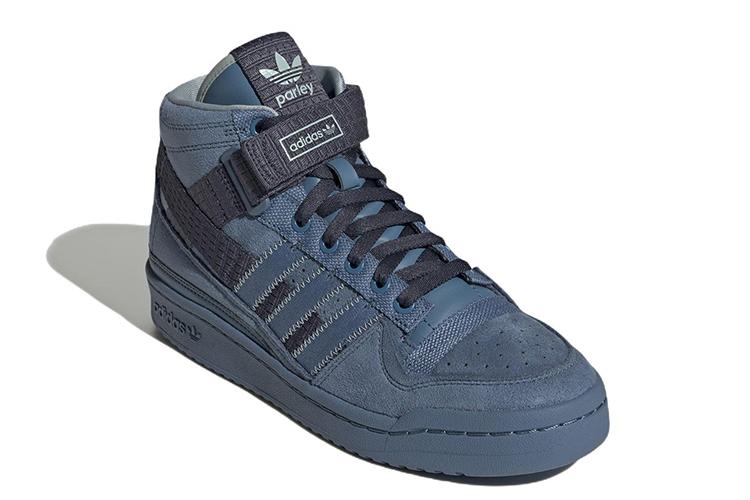 Кеды унисекс Adidas Parley X Forum Mid altered blue, 36 EU