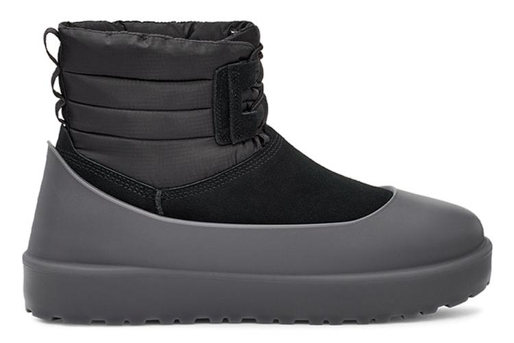 Снежные сапоги мужские UGG Classic Mini Lace Up Weather серые, 38 EU