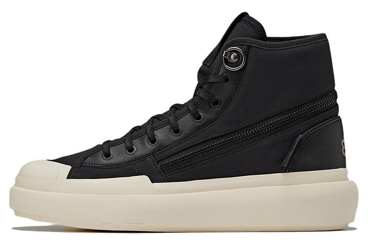 Кеды унисекс Adidas Y-3 Ajatu Court High черные, кремовые, белые