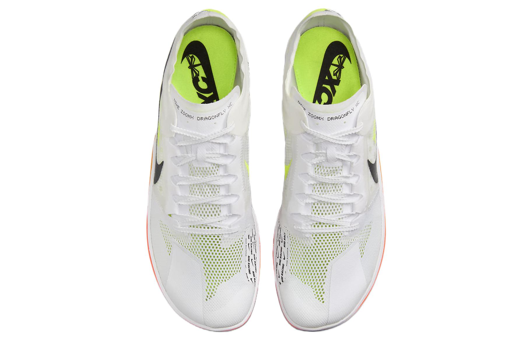 Велотуфли унисекс Nike ZoomX Dragonfly XC белые, 44 EU