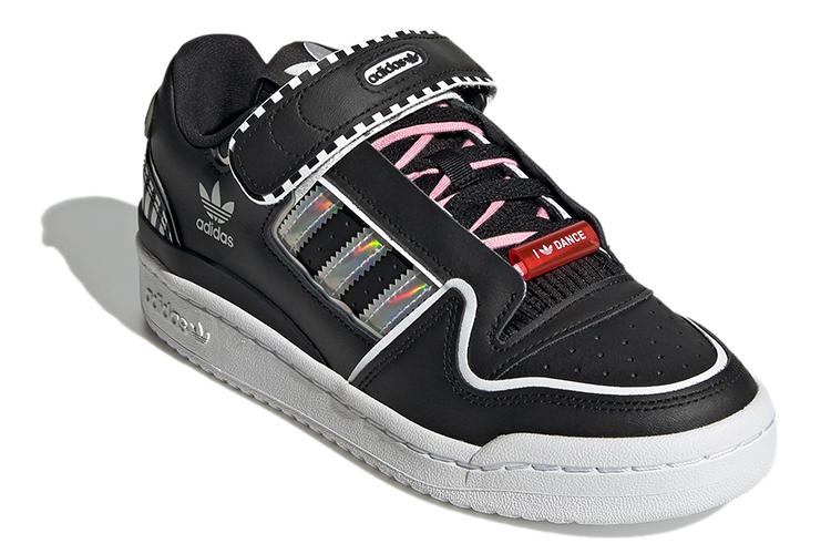 Кеды женские Adidas Forum Plus I Love Dance черные, 35 2/3 EU