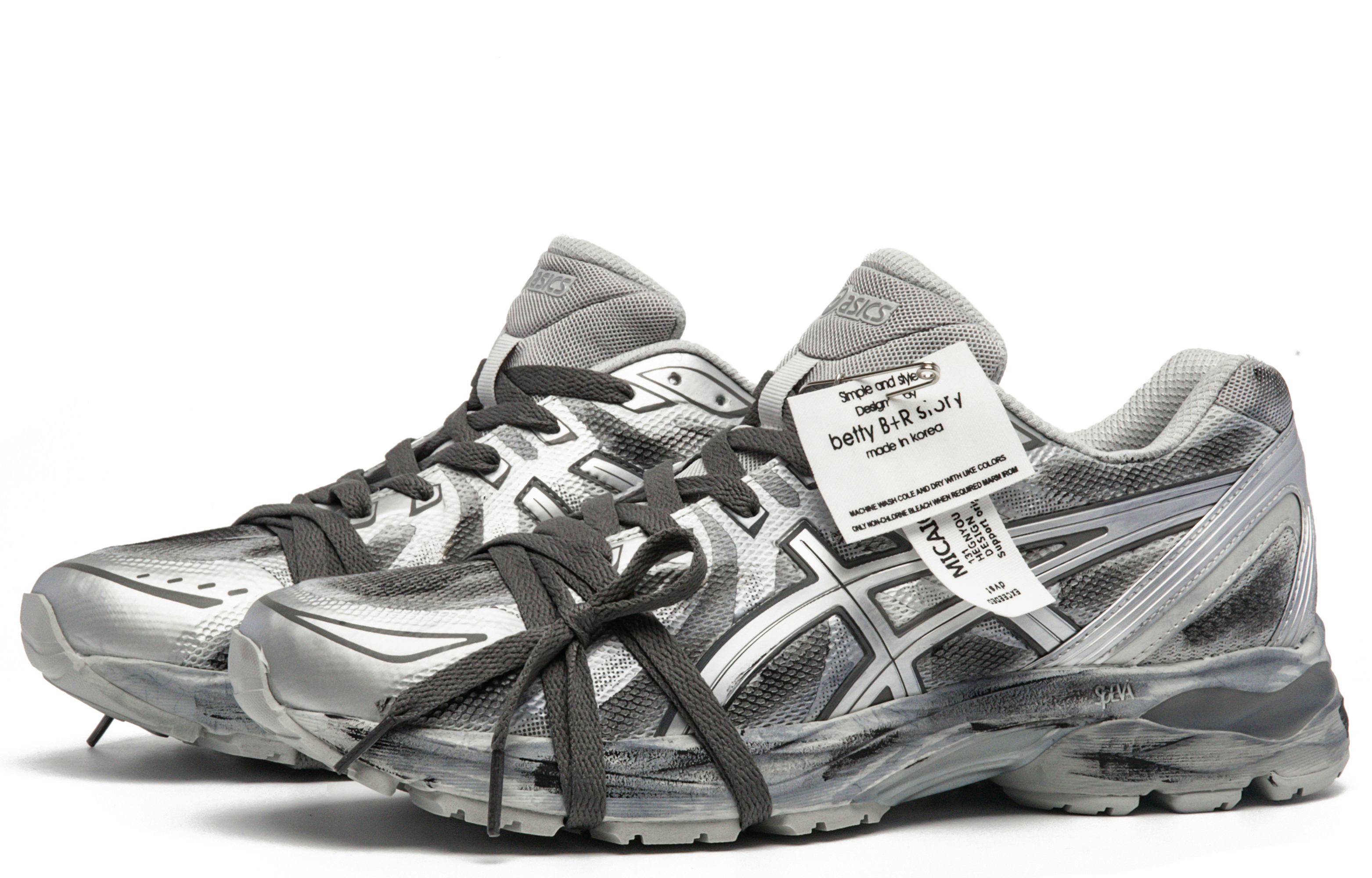 Кроссовки женские Asics Gel-Flux 4, liquid silver, 38 EU