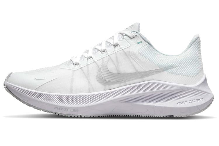 White Metallic Silver