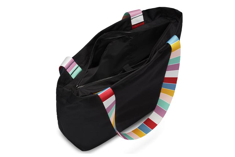 Сумка женская Nike Tanjun Collection черная, magic flamingo red, rising emerald green