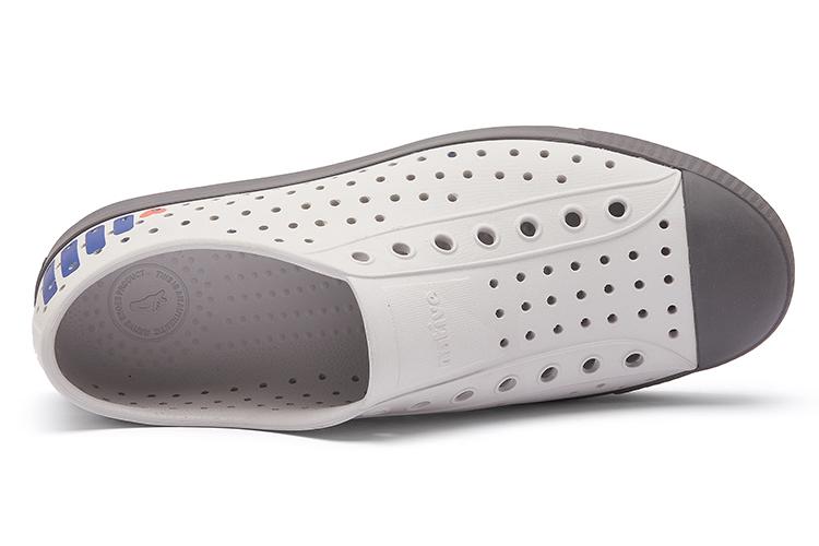 Аквасоки мужские Native Shoes Jefferson Gray Blue Signal, 38 EU