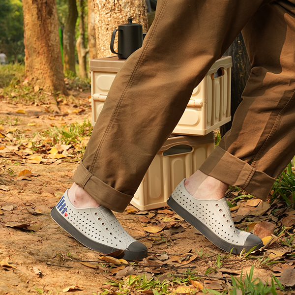 Аквасоки мужские Native Shoes Jefferson Gray Blue Signal, 38 EU