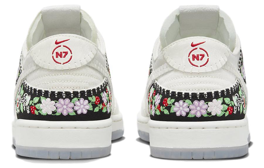 Кроссовки унисекс Nike Dunk Low Decon N7 черные, 40.5 EU