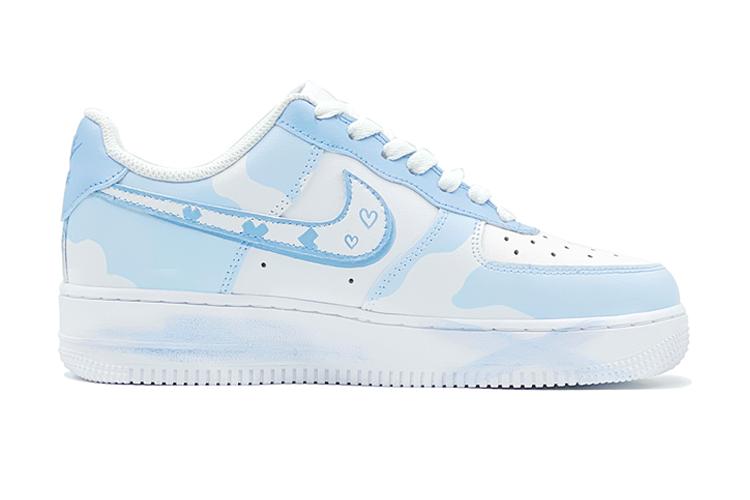 Кеды женские Nike Air Force 1 Low GS светло-голубые, 35.5 EU