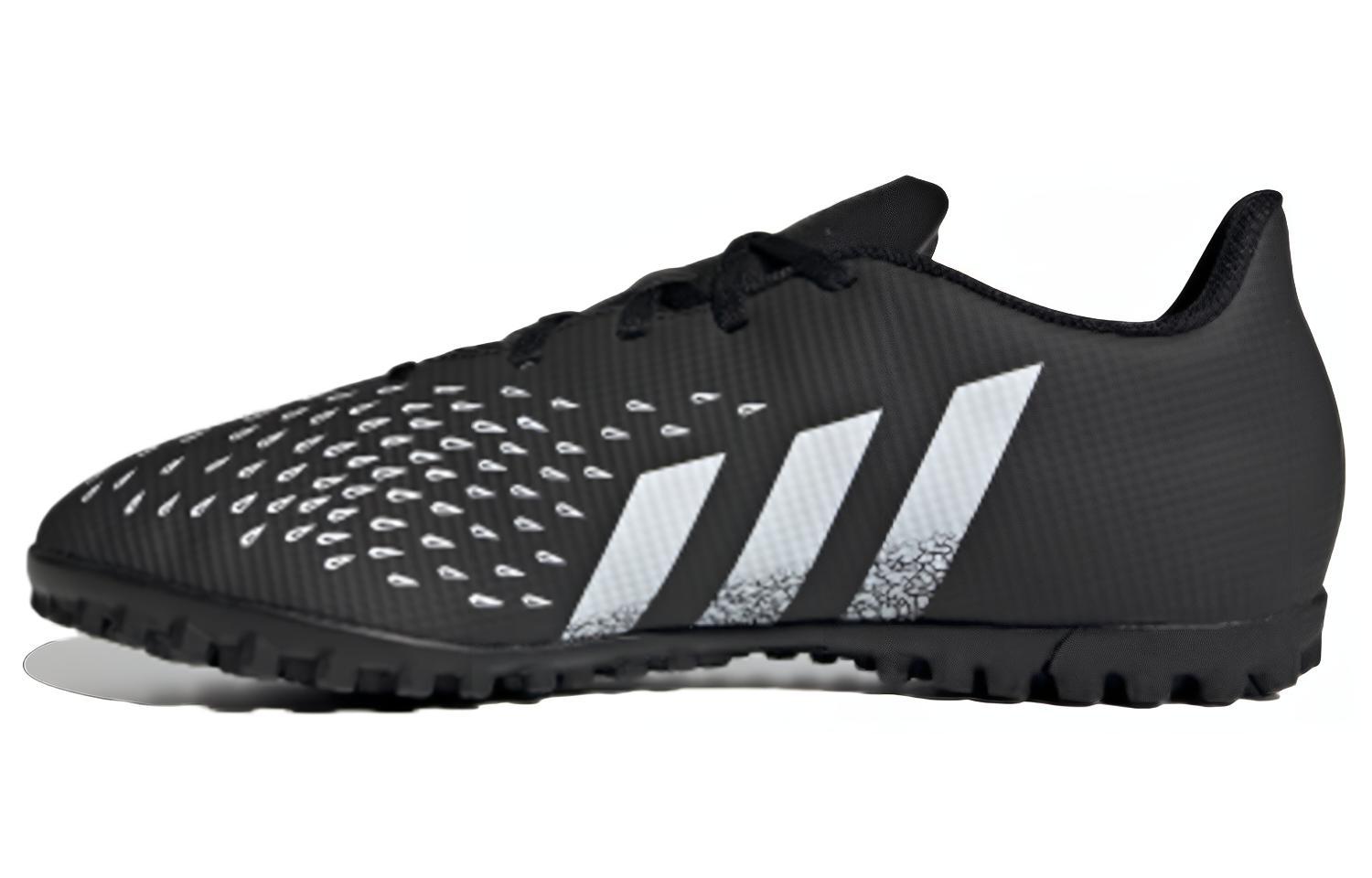 Бутсы мужские Adidas Predator Freak .4 Tf черно-белые